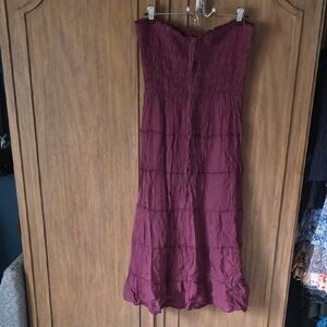 Athleta Dress, Elastic Chest, Straps For Halter Or Stay Strapless, Size M